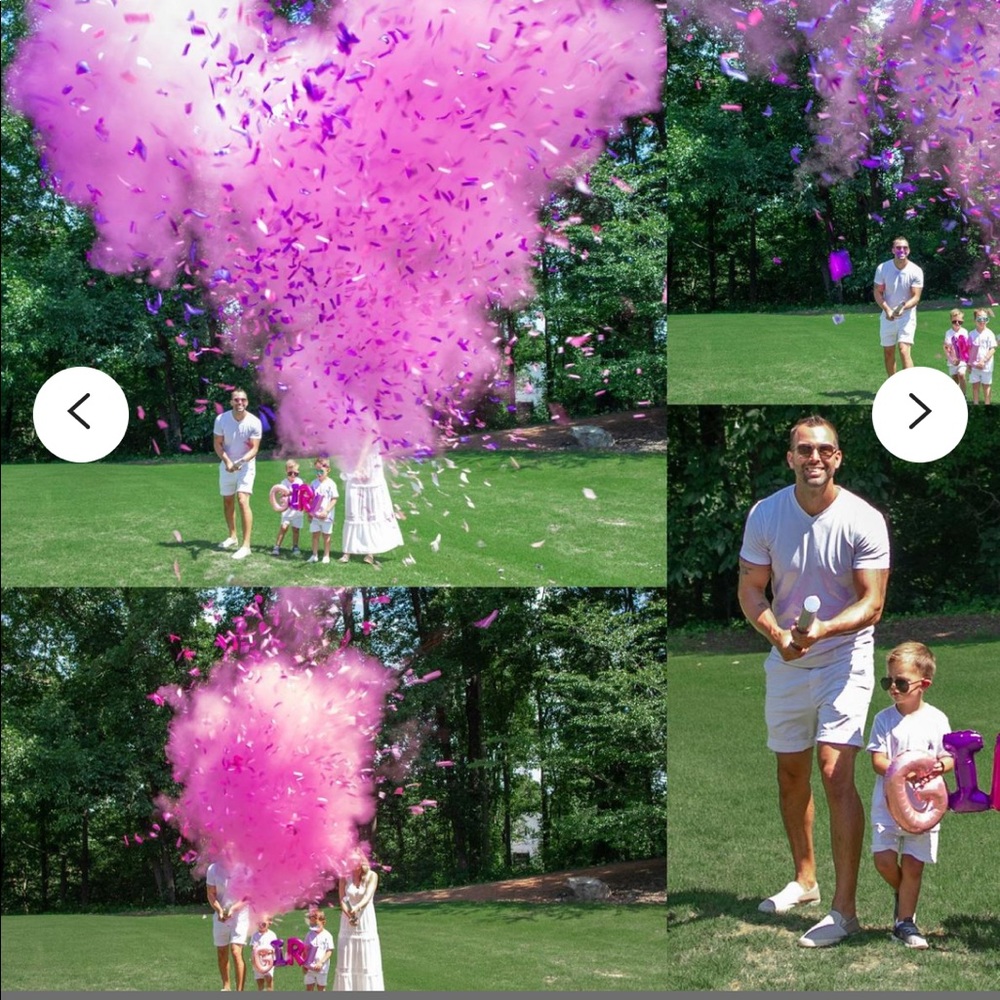 NEW it’s a girl baby reveal cannons